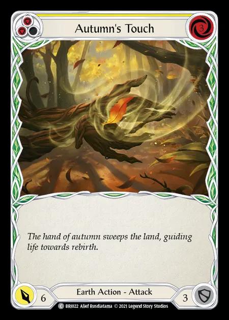 Autumn's Touch (Yellow) [BRI022] (Tales of Aria - Briar Blitz Deck) Regular