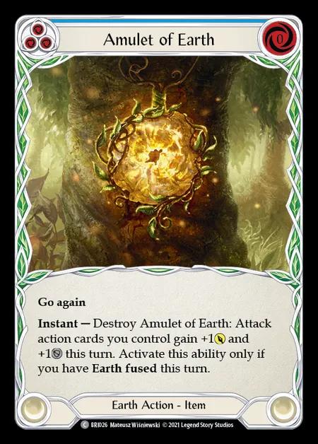 Amulet of Earth [BRI026] (Tales of Aria - Briar Blitz Deck) Regular