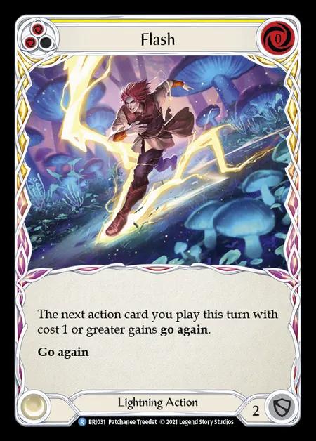 Flash (Yellow) [BRI031] (Tales of Aria - Briar Blitz Deck) Regular