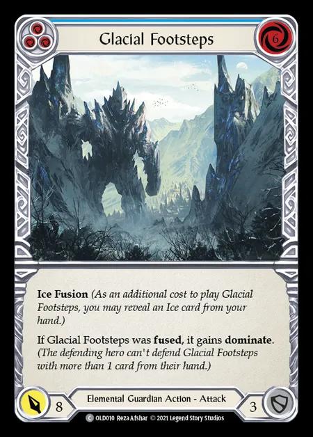 Glacial Footsteps (Blue) [OLD010] (Tales of Aria - Oldhim Blitz Deck) Regular