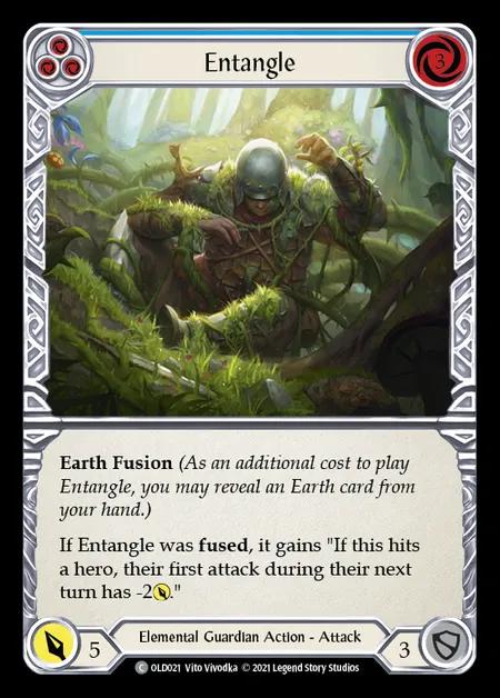 Entangle (Blue) [OLD021] (Tales of Aria - Oldhim Blitz Deck) Regular