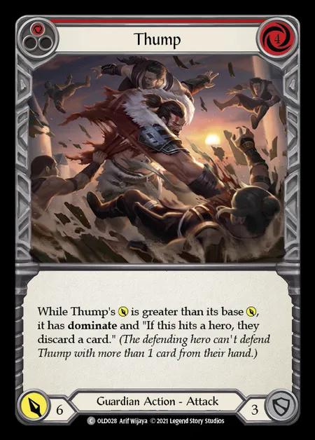 Thump (Red) [OLD028] (Tales of Aria - Oldhim Blitz Deck) Regular