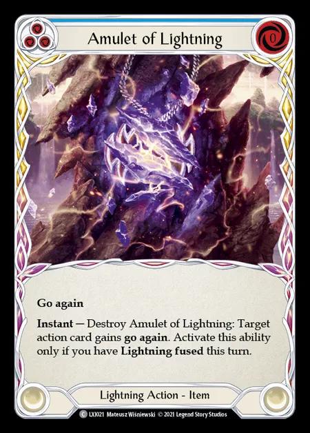 Amulet of Lightning [LXI021] (Tales of Aria - Lexi Blitz Deck)
