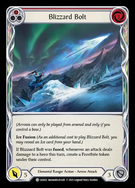 Blizzard Bolt (Red) [LXI022] (Tales of Aria - Lexi Blitz Deck)