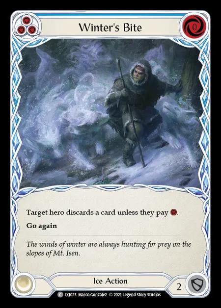 Winter's Bite (Blue) [LXI025] (Tales of Aria - Lexi Blitz Deck)