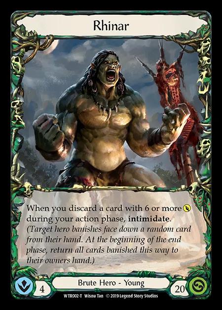 Rhinar // Dorinthea [WTR002-T/WTR114-T] (Welcome to Rathe - Alpha) Regular