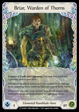 Briar, Warden of Thorns // Titan's Fist [ELE062/ELE202] (Tales of Aria - Unlimited) Regular