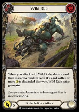 Wild Ride (Yellow) [EVR012] (Everfest - First) Rainbow Foil