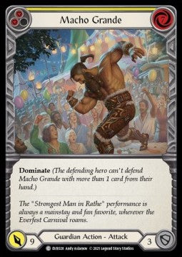 Macho Grande (Yellow) [EVR028] (Everfest - First) Rainbow Foil