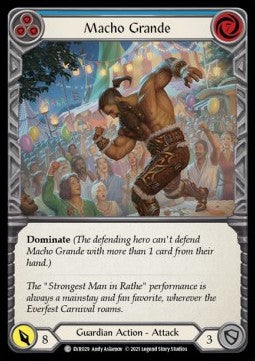 Macho Grande (Blue) [EVR029] (Everfest - First) Rainbow Foil