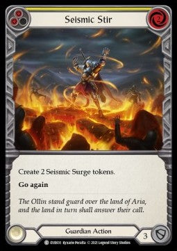 Seismic Stir (Yellow) [EVR031] (Everfest - First) Rainbow Foil