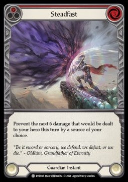 Steadfast (Red) [EVR033] (Everfest - First) Rainbow Foil