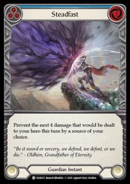 Steadfast (Blue) [EVR035] (Everfest - First) Rainbow Foil