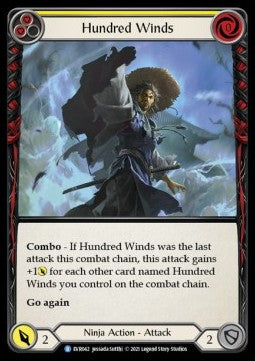 Hundred Winds (Yellow) [EVR042] (Everfest - First) Rainbow Foil