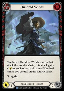 Hundred Winds (Blue) [EVR043] (Everfest - First) Rainbow Foil