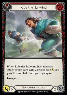 Ride the Tailwind (Red) [EVR044] (Everfest - First) Rainbow Foil