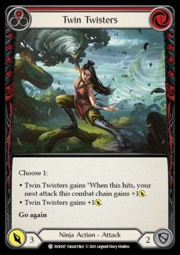 Twin Twisters (Red) [EVR047] (Everfest - First) Rainbow Foil
