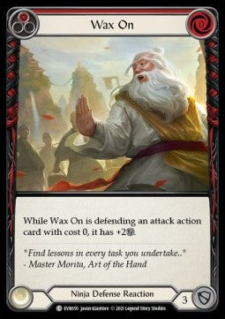 Wax On (Red) [EVR050] (Everfest - First) Rainbow Foil