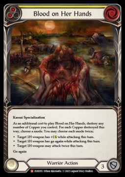 Blood on Her Hands [EVR055] (Everfest - First) Rainbow Foil