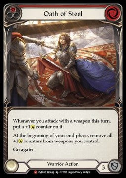 Oath of Steel [EVR056] (Everfest - First) Rainbow Foil
