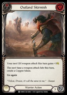 Outland Skirmish (Red) [EVR066] (Everfest - First) Rainbow Foil