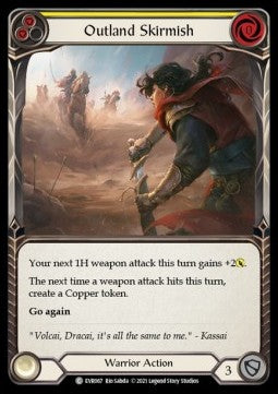 Outland Skirmish (Yellow) [EVR067] (Everfest - First) Regular