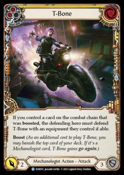 T-Bone (Yellow) [EVR074] (Everfest - First) Rainbow Foil