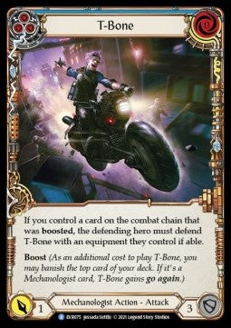 T-Bone (Blue) [EVR075] (Everfest - First) Rainbow Foil