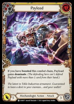 Payload (Yellow) [EVR077] (Everfest - First) Rainbow Foil