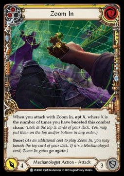 Zoom In (Yellow) [EVR080] (Everfest - First) Rainbow Foil