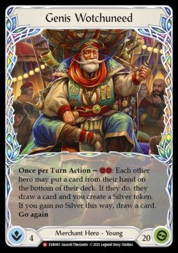 Genis Wotchuneed [EVR085] (Everfest - First) Rainbow Foil