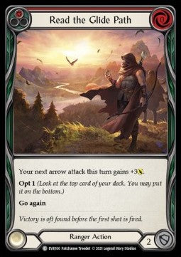 Read the Glide Path (Red) [EVR100] (Everfest - First) Rainbow Foil