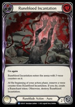Runeblood Incantation (Red) [EVR107] (Everfest - First) Regular