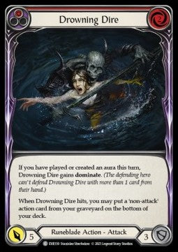 Drowning Dire (Red) [EVR110] (Everfest - First) Regular