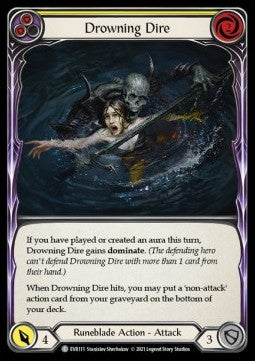 Drowning Dire (Yellow) [EVR111] (Everfest - First) Regular
