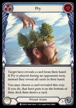 Pry (Blue) [EVR130] (Everfest - First) Rainbow Foil