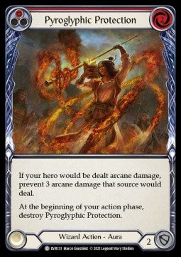 Pyroglyphic Protection (Red) [EVR131] (Everfest - First) Regular