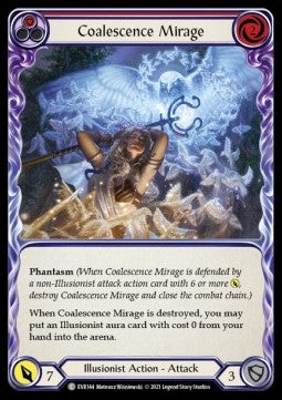 Coalescence Mirage (Red) [EVR144] (Everfest - First) Rainbow Foil