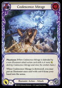 Coalescence Mirage (Yellow) [EVR145] (Everfest - First) Rainbow Foil