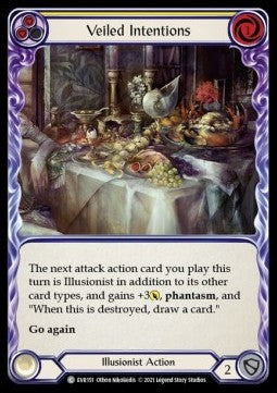 Veiled Intentions (Yellow) [EVR151] (Everfest - First) Regular