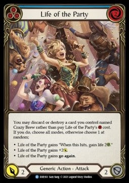 Life of the Party (Blue) [EVR163] (Everfest - First) Rainbow Foil
