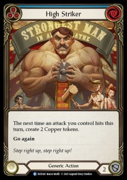 High Striker (Blue) [EVR166] (Everfest - First) Rainbow Foil