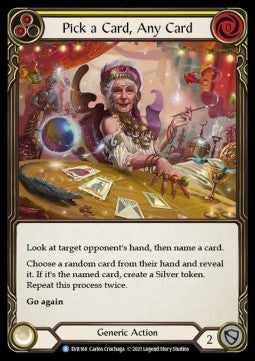 Pick a Card, Any Card (Yellow) [EVR168] (Everfest - First) Regular