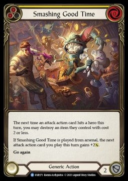 Smashing Good Time (Yellow) [EVR171] (Everfest - First) Rainbow Foil