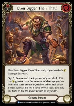 Even Bigger Than That! (Red) [EVR173] (Everfest - First) Rainbow Foil