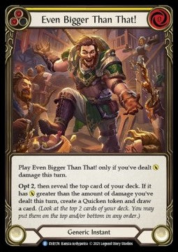 Even Bigger Than That! (Yellow) [EVR174] (Everfest - First) Rainbow Foil