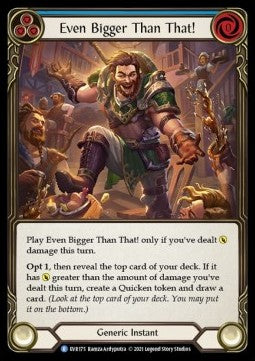 Even Bigger Than That! (Blue) [EVR175] (Everfest - First) Rainbow Foil