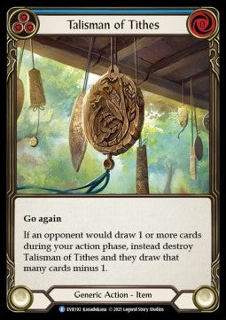 Talisman of Tithes [EVR192] (Everfest - First) Regular