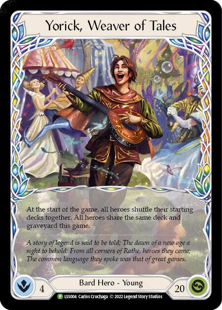 Yorick, Weaver of Tales [LSS004] (LSS Promos) Cold Foil