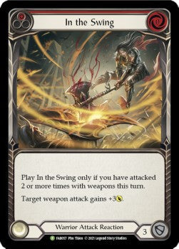 In the Swing (Red) [FAB057] (FAB Promos) Rainbow Foil